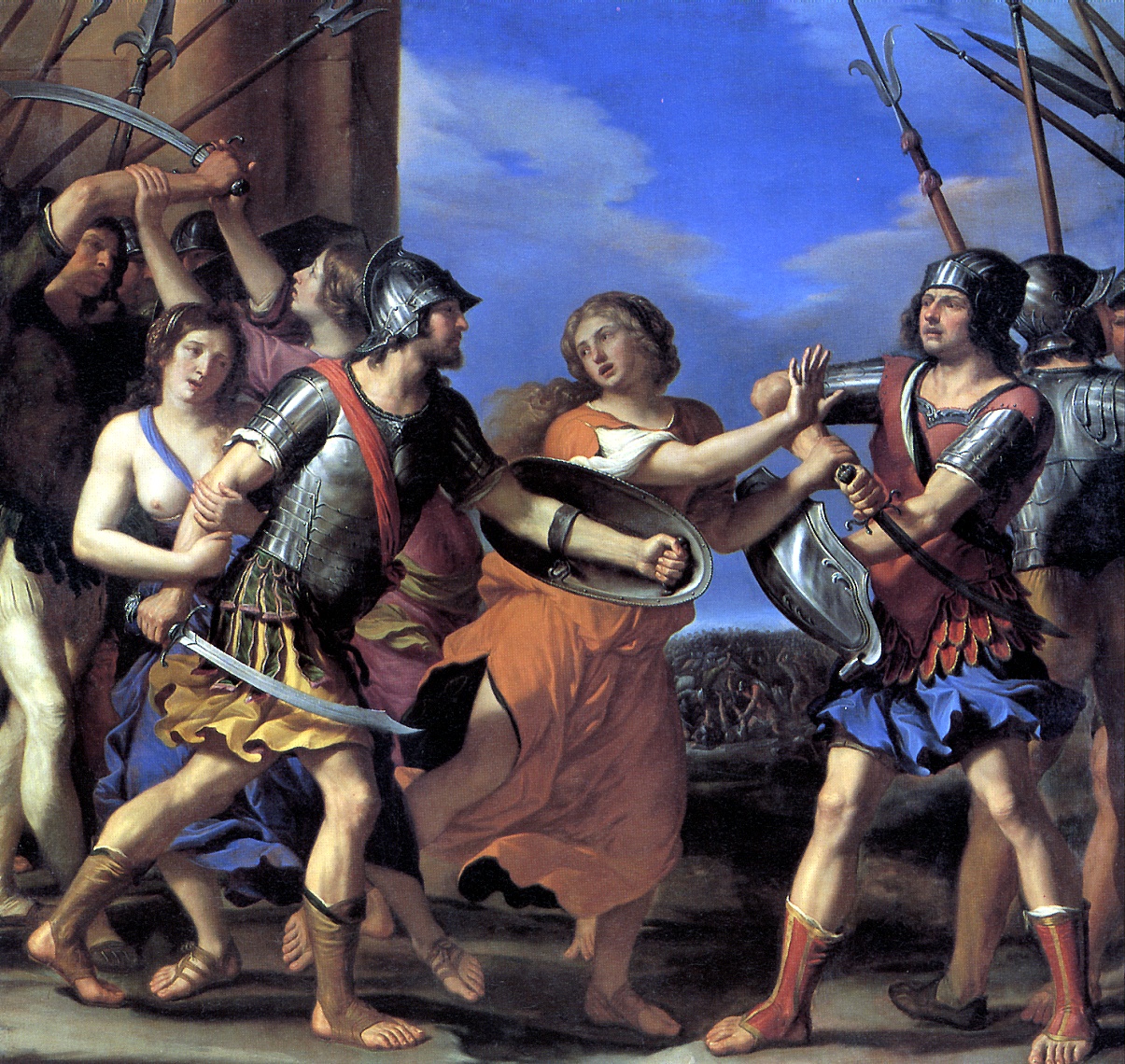 Hersilia Separating Romulus and Tatius